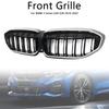 Double Slat Black Kidney Grille 51138072085 Fit BMW 3 Series G20 2019-2022