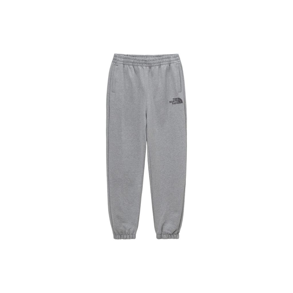 THE NORTH FACE Knitted Sweatpants Men's Gray Moderate Cuffed Pants NP6KP51K