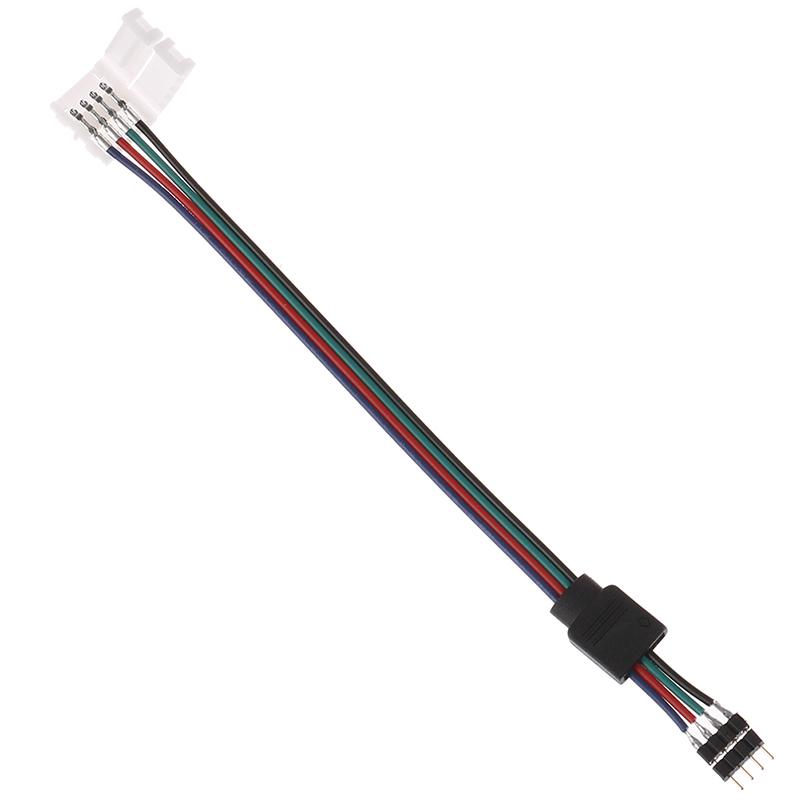 15Cm 5050 Rgb 4 Pin Led Strip Light Connectors Strip To Power Adaptor Connector