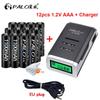 1100mAH AAA Rechargeable Battery 1.2v Ni-Mh AAA Battery Batteries AAA+LCD Display Charger for NiMh NiCd AA AAA Battery