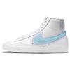Кроссовки Blazer Mid 77 White Glacier Blue Женские DD0502-102