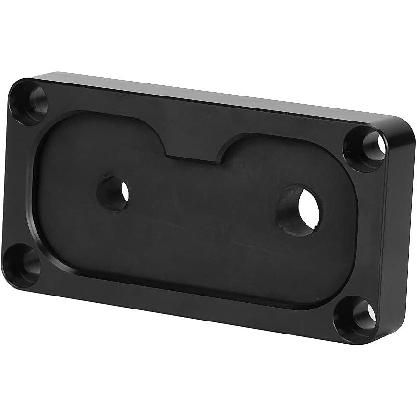 Acouto Billet Firewall Shifter Cable Grommet for Integra Black Billet Firewall Shifter Box Base Plate Mount Kit with K-Series Swap