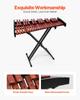 Glockenspiel Xylophone, 37 Notes, Wooden Professional Xylophone Percussion Instrument, with Height Adjustable Stand, 4 Mallets, Carrying Bag, Beginner