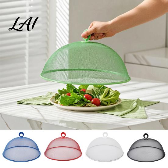 Metal Food Tents for Picnics Mesh Cover with Handle Durable Stainless Steel Protector Tabletop Protection Events Lightweight Tent Dishes And