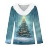 Long Sleeve Shirts For Women Cute Tops Christmas Prints Tees Blouses Casual Plus Size Basic Tops Pullover