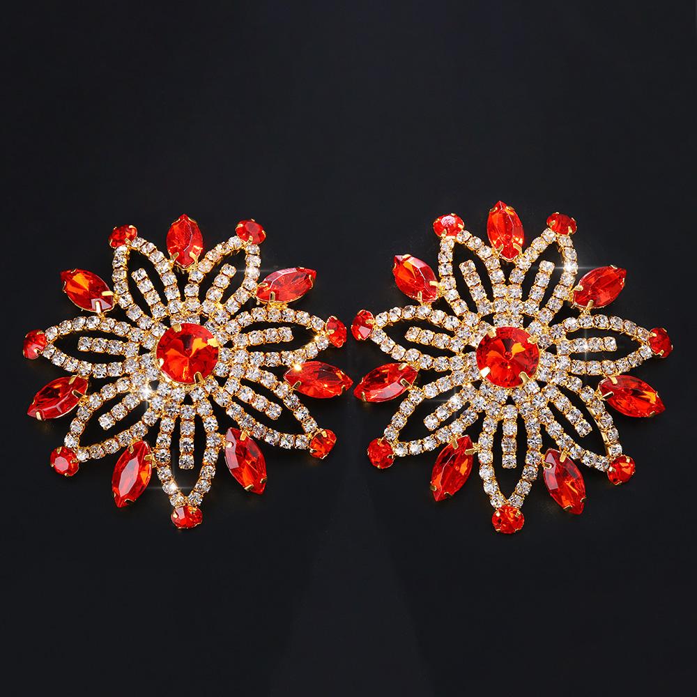 Stonefans пара красных цветов на груди нашивка на соски наклейки без пирсинга фестиваль ювелирных изделий сексуальные пирожные на сосках наклейки на лепестки груди