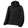 Light Down Jacket Men's Short New Autumn and Winter Hooded Jacket
