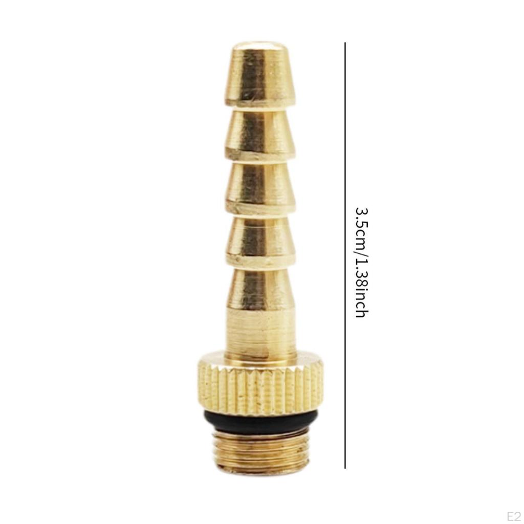 Gas Tank Adapter Canister Convertor Furnace Converter Connector 7/16" Flat Valve To Lpg