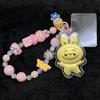 Золотой Мультяшный Милый Брелок, Включая Браслет