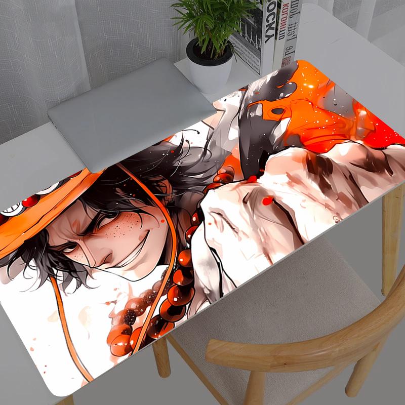 Mouse Pad One Piece Anime Durable Gaming Accessories Varmilo Keyboard Desk Mat Gabinete Gamer Carpet Mousepad Mouse Mats