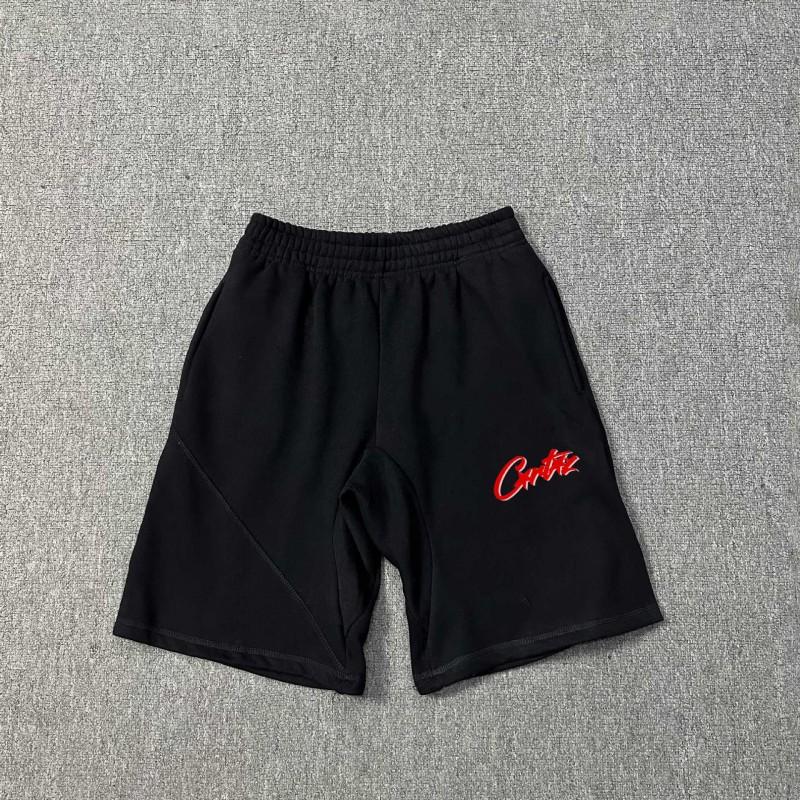 Cort Short Devil Island Print Shorts Mens Hip Hop Skate Casual Sweatpants Trendy Streetwear