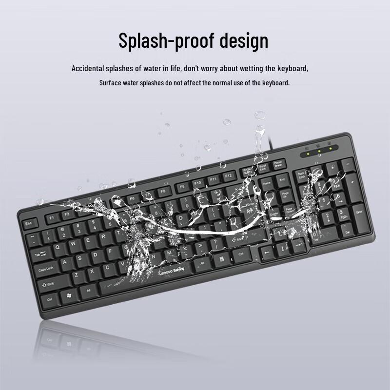 Проводной комплект клавиатуры и мыши Lenovo Baiying TL11