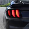 Автомобильный задний фонарь, задний фонарь, защитная накладка для Ford Mustang 2018-2023, внешние аксессуары, дымчатый черный, 6 шт.