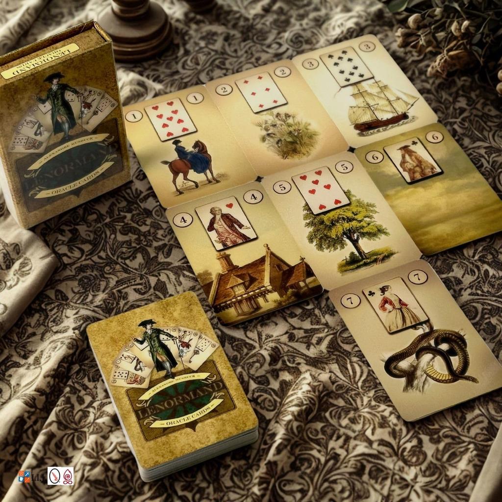 Карты Ленорман Карты Оракула Ленорман Карты Оракула Ленорман Шефера Карты Оракула Гадание Ретро Классические Японская Инструкция В Комплекте