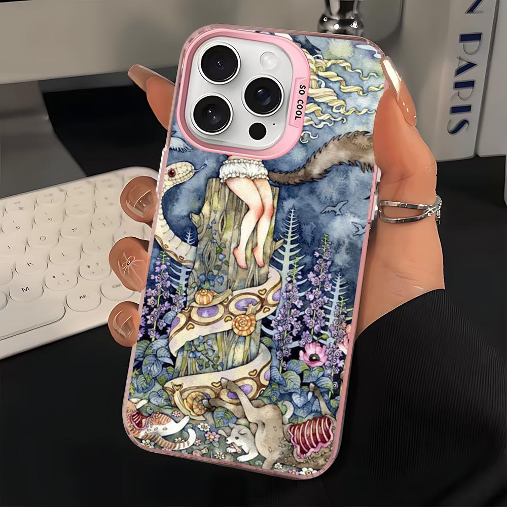 Продажа чехла для телефона Aya Takano для iPhone 16 15 14 13 12 11 Pro Max X XR XSMAX 8 7 Plus Матовая противоударная задняя крышка