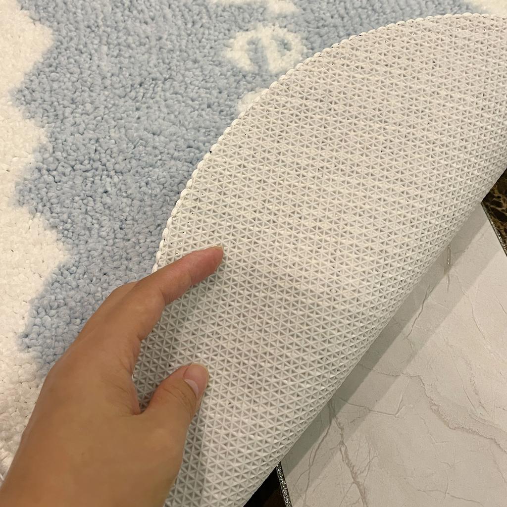 Tufting Animal Bathmat Soft Bathroom Door Mat Fluffy Rug Bedroom Foot Carpet Floor Safety Pet Pad Aesthetic Home Room Decor