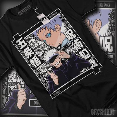 Футболка Jujutsu Kaisen Гэто Сугуру Годзё Аниме Манга Графический Дизайн Футболка