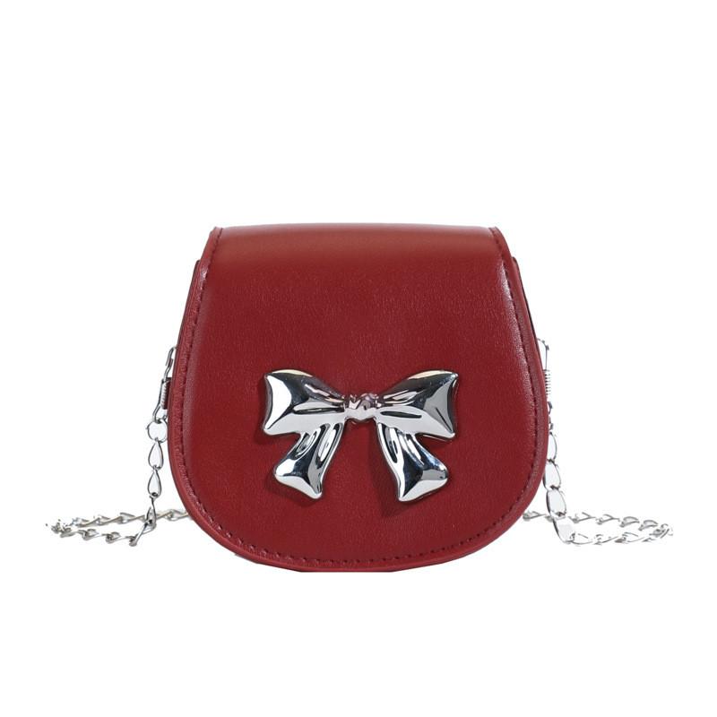 Trendy Mini Shoulder Bag For Kids With Stylish Leopard Print And Elegant Bow Design
