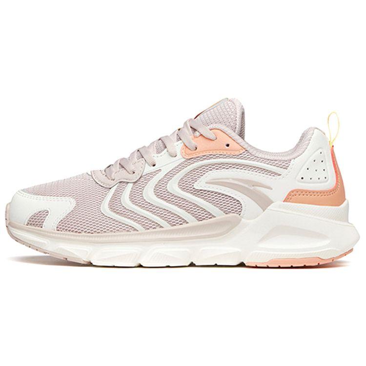 Anta Дышащие легкие кроссовки с низким верхом женские кроссовки серые белые розовые 122115590-2