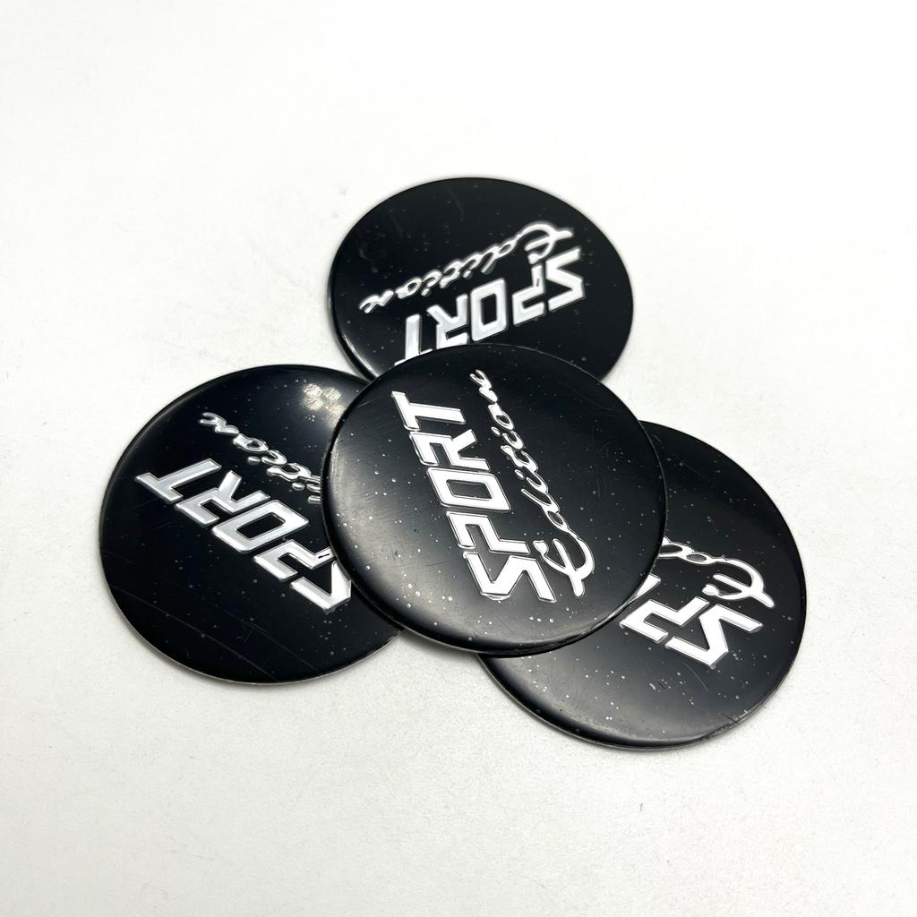 4pcs/Lot 56mm 60mm Universal Car Wheel Center HubCap Sticker Sport Edition Badge Emblem Sticker Styling Auto Accessorie