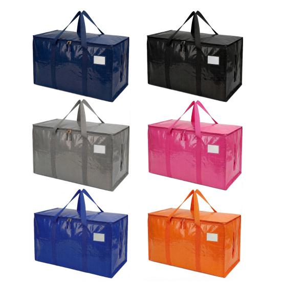 Сумки для переезда с ручками для переноски Сверхпрочные Водонепроницаемые Хозяйственные сумки Большой вместимости Складные сумки для хранения для общежития, путешествий, кемпинга