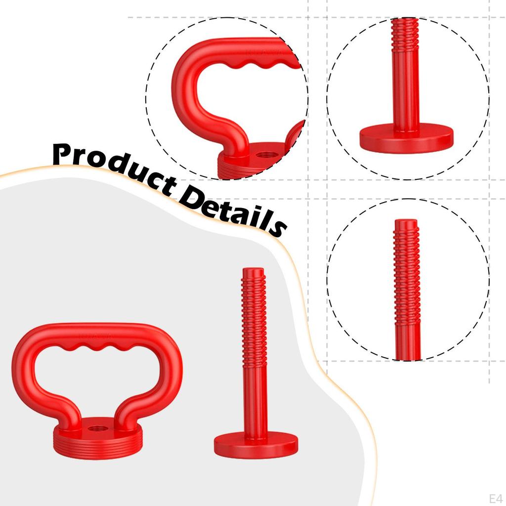 Adjustable Kettlebell Handle Dumbbell Converter Comfortable Multifunction Grip for Weight