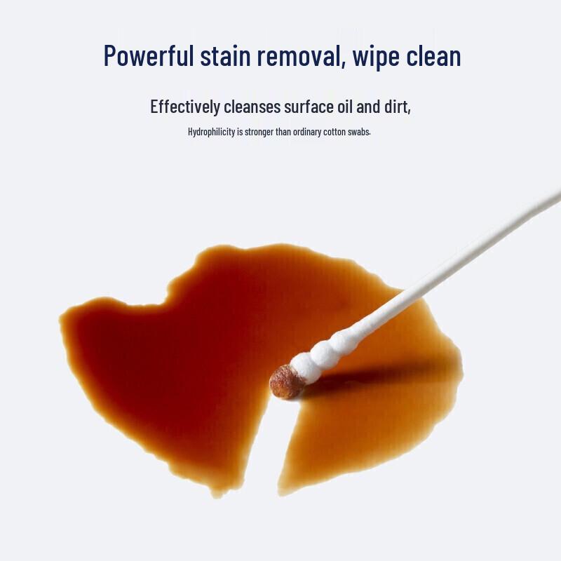 CHAHUA 300 штук ватных палочек с бумажным стержнем и двойными головками