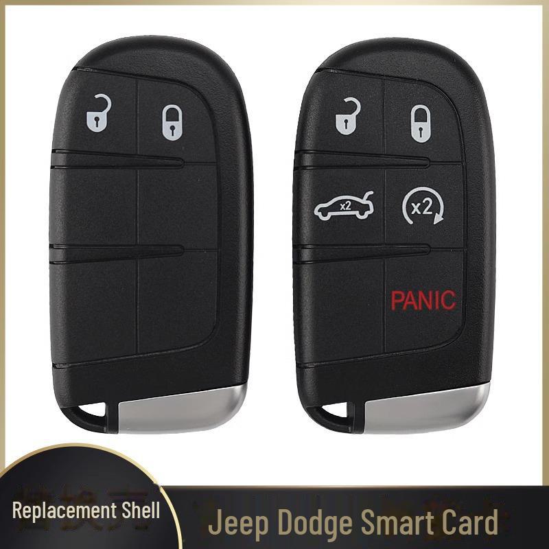 Jeep Smart Card Shell for Freeland, Fiat, Feixiang, and Chrysler Remote Control Key.