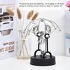 Semi Arc Shape Revolving Gadget Perpetual Motion Desk Office Decor Physics Science Art Toy