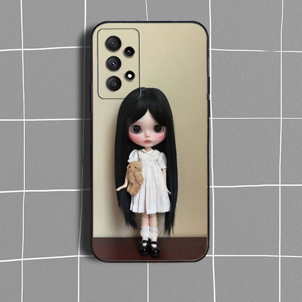 Fashion d-doll B-Blythe Phone Case For Samsung Galaxy A 91,80,73,72,71,53,52,51,22,5G Shockproof Soft Black Cover