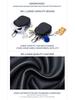 Genuine Leather Mini Coin Purse & Key Holder: Multifunctional Cowhide Wallet & Earphone Bag.