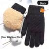 Утепленные флисовой подкладкой зимние перчатки с сенсорным экраном для мужчин - Теплые и морозостойкие
