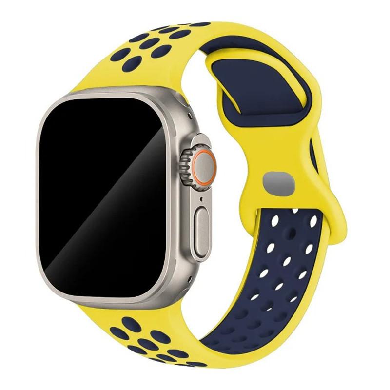 Спортивный ремешок с цветными частицами, резиновый ремешок для Apple Watch 49 мм 46 мм 45 мм 44 мм 42 мм 41 мм 40 мм для IWatch 11 10 9 8 7 6 5 4 3 SE