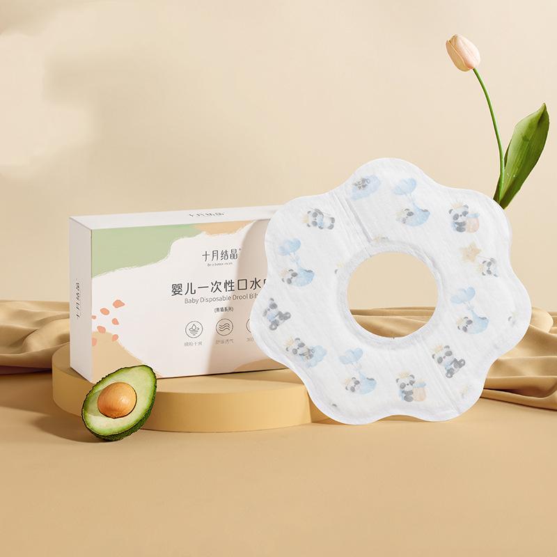 Disposable Drool Towel Baby Newborn Baby Eating Bib Portable Summer Baby Eating Soft Bibs 20 Pieces Set