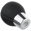 Mitsubishi Lancer VIII 2007- 6-Speed Gear Shift Knob, Black Perforated Eco Leather