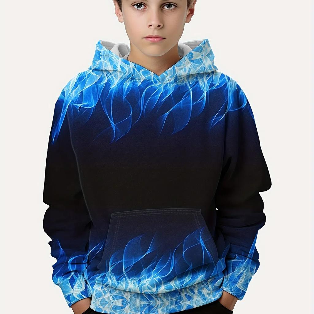 Свитшот с рисунком русалки для девочек, длинный рукав, модная симпатичная толстовка с капюшоном, топы для детей, осенне-зимняя одежда, подарки