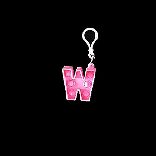 Радуга Push Pops Bubble Fidget Toys Брелок Его Popite Антистресс Сенсорная игрушка Анти-тревога Игрушки для снятия стресса Дети Оптовая