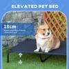 Raised Dog Bed Cat Elevated Lifted Portable Camping With Metal Frame Blue Large