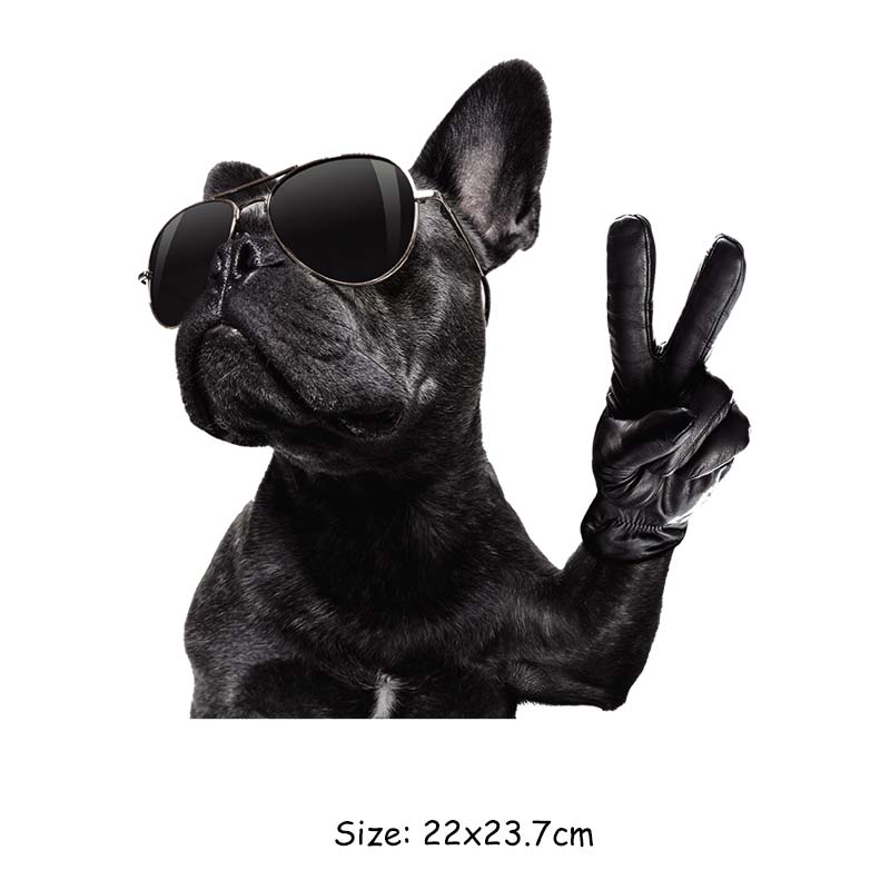 Cartoon Animal Diy Patch Iron On Clothes Jeans Fashion Diy Accessory Sticker Heat Press Appliqued Thermal Patch Wolf Lions Dog