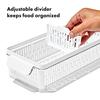 OXO Refrigerator Vegetable Compartment Storage Organization Vegetable Keeper Vegetables Freshness Comes with Draining Basket Dishwasher Safe Medium