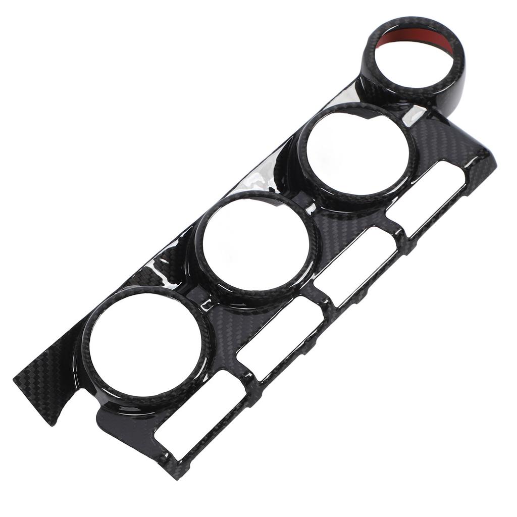 Накладка на панель управления кондиционером предотвращает царапины, декоративная накладка на панель управления кнопкой переменного тока из углеродного волокна для автомобиля GR86 2025 года с правым рулем