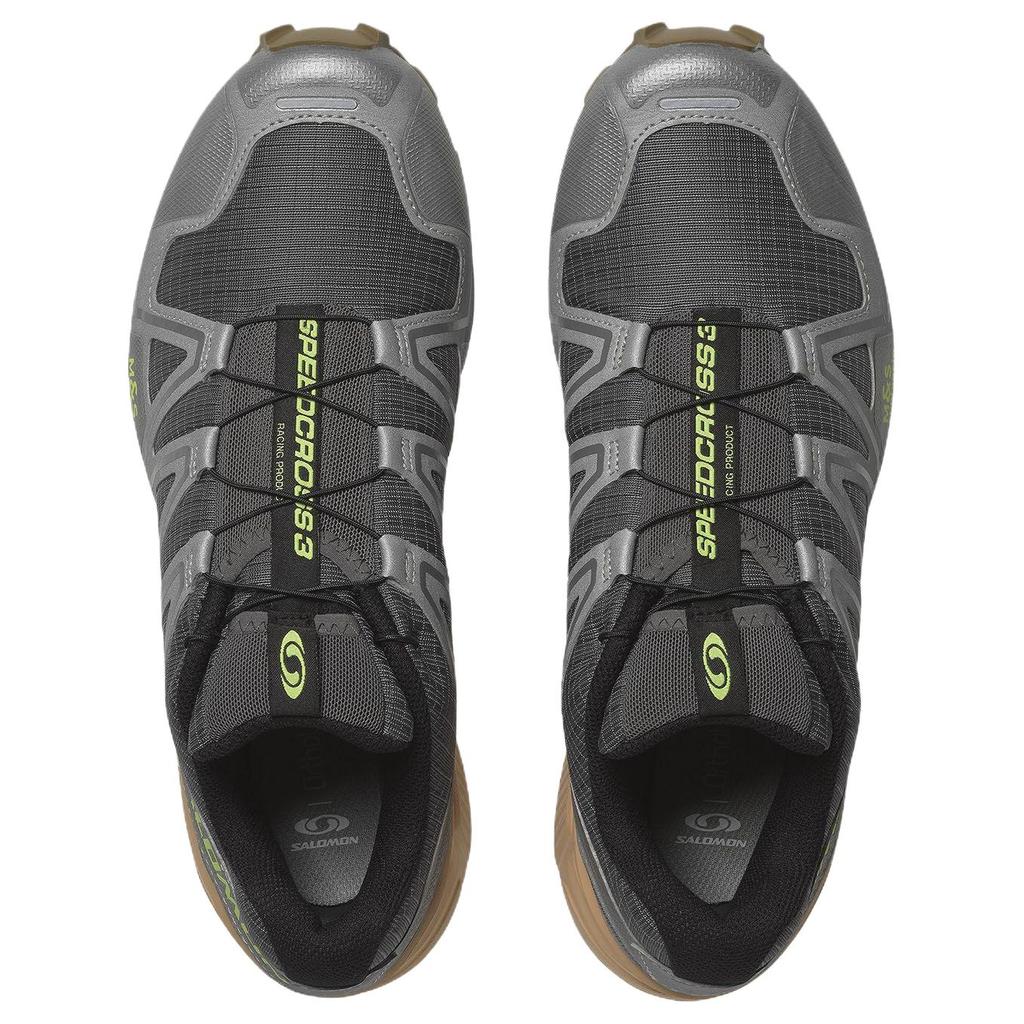 SALOMON Speedcross 3 Comfortable Versatile Durable Breathable Low-Top Casual Running Shoes Unisex Sneakers Gray 477363