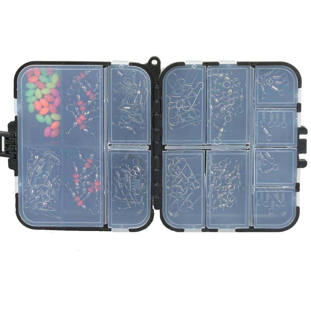 Fishing Pliers and 140 Piece Lure Fishing Accessories Kit Saltwater Hook Remover Fishing Line Connector for Sea Fishing