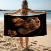 1pc dog Print towel Sports Quick-Drying Super Absorbent Camping Towel Super Soft Lightweight Gym Swimming Yoga Beach Towel