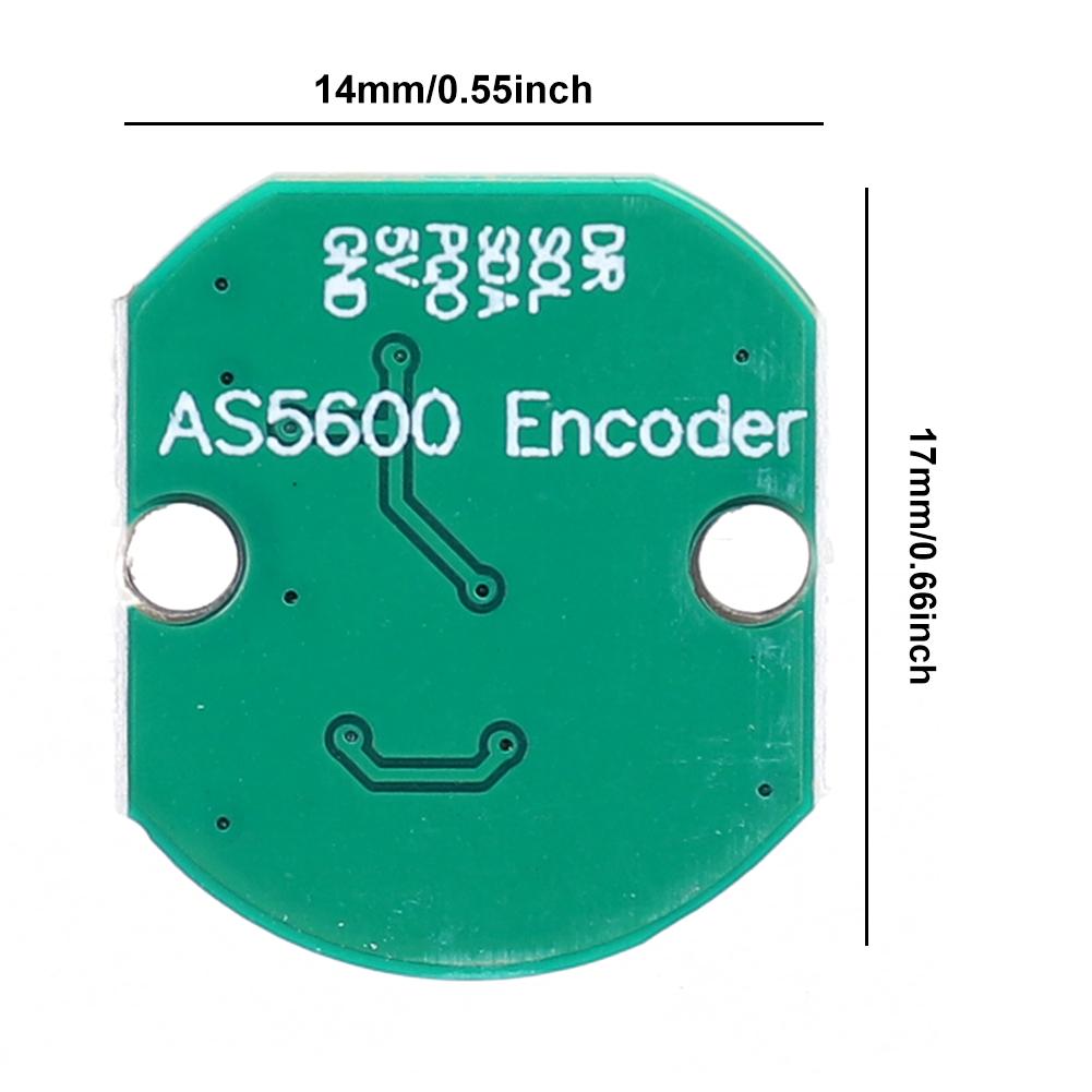 Магнитный поворотный энкодер AS5600, высокоточный 12-битный магнитный датчик положения, энкодер с 3-контактным проводом для бесщеточного двигателя карданного подвеса