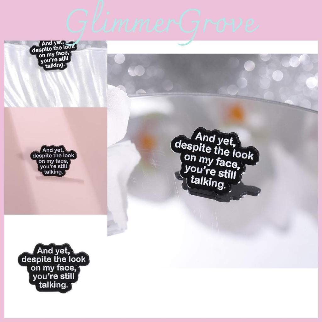 Elegant Black Alphabet Badge Metal Brooch For Stylish Decoration And Fashion Accessories