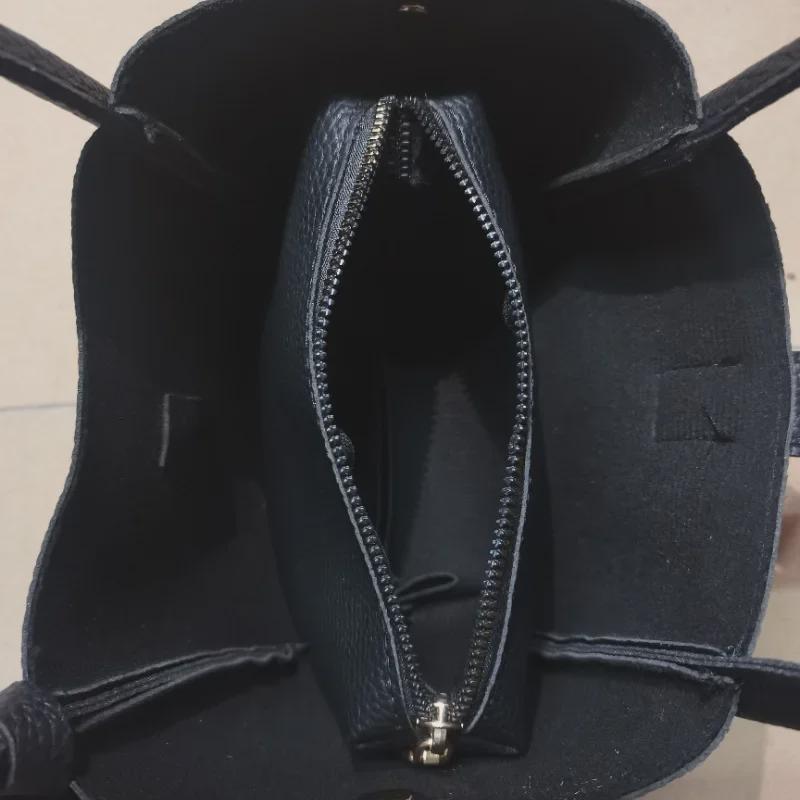 2024 Women's Fashion Simple Basket Bag: High-Grade Bucket Style Handbag, Perfect for Commuting or As a Messenger Bag.