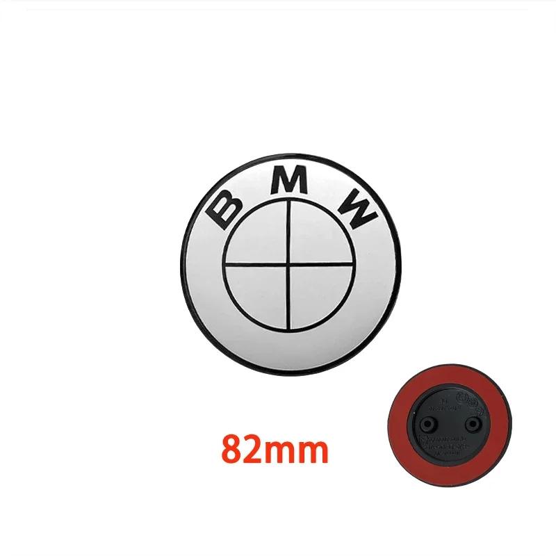 cvbsy2 New black white Logo for BMW F30 F32 F34 F20 X3 X5 X6 ABS badge logo sticker 74/82mm front/rear logo 56/68mm wheel hub cover.