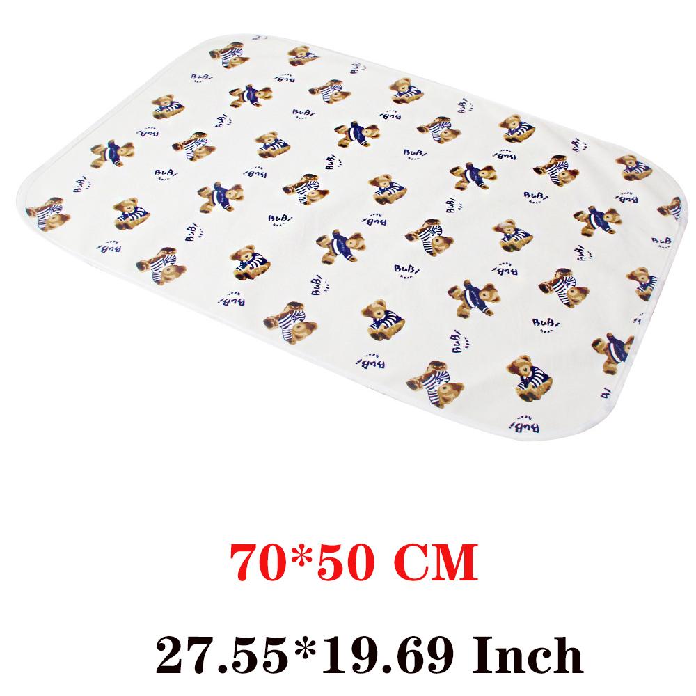 Водонепроницаемый детский пеленальный коврик, многофункциональный коврик для пеленания, моющиеся многоразовые герметичные гигиенические коврики