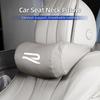 UDXKW1 Car Headrest Breathable Seat Pillow Leather Neck Support Accessories For VW T-ROC Golf GTI Polo Passat Scirocco Tiguan Jetta